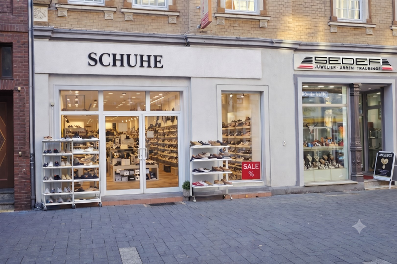 KI Bild als Schuhgeschäft