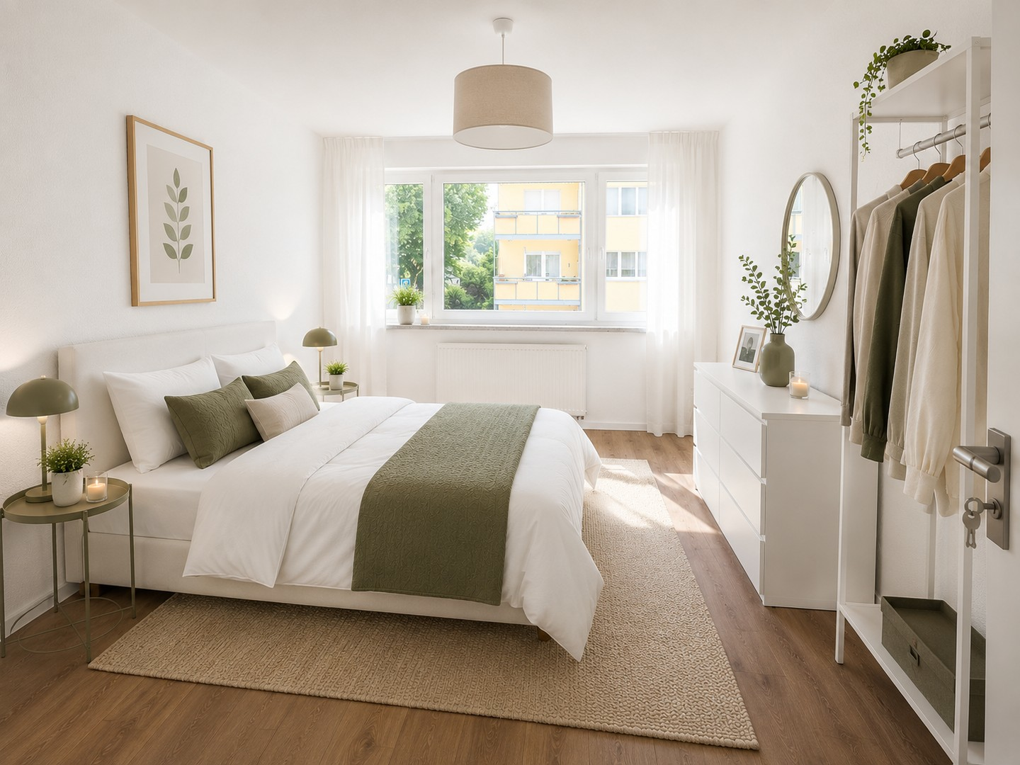 Schlafzimmer mit KI generiert