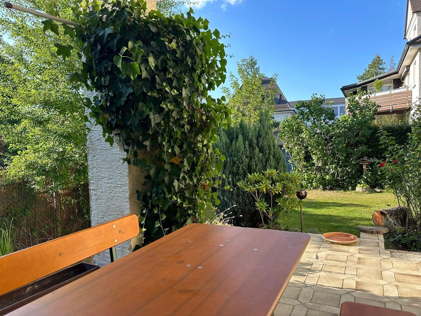 Blick von der Terrasse 