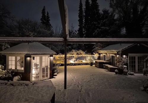 Winteransicht Garten