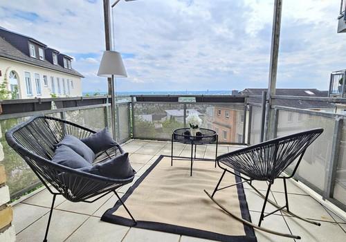 Balkon mit Aussicht