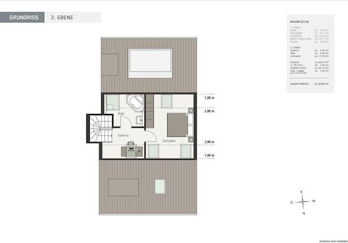 Grundriss 2. Ebene