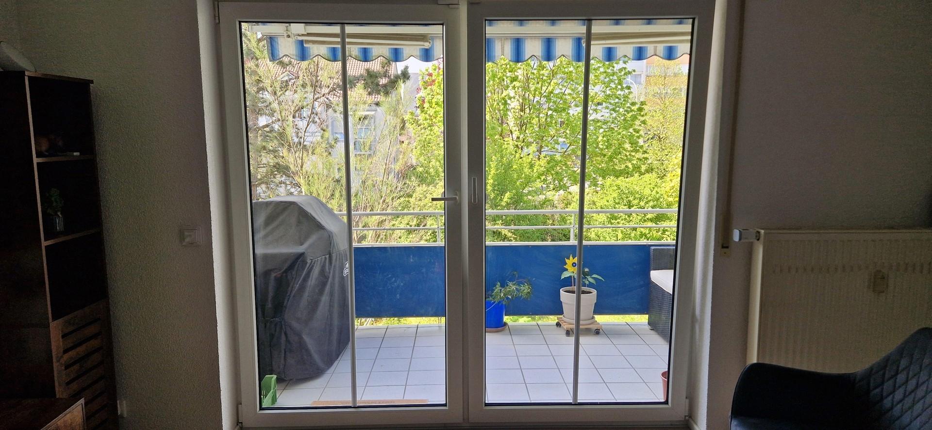 Blick auf den Balkon