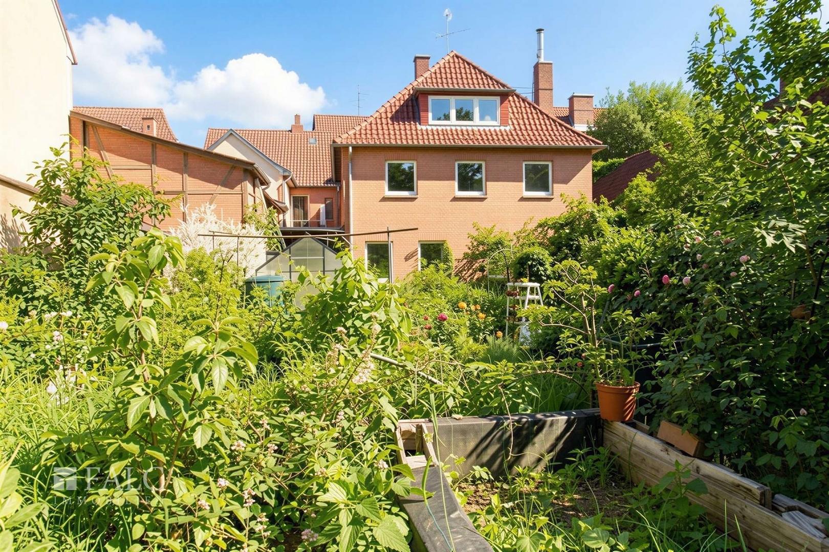 Ansicht Rückseite Haus - (KI generiert)