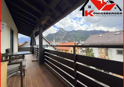 Ausblick vom Balkon