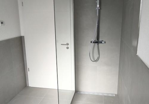 Begehbare Dusche