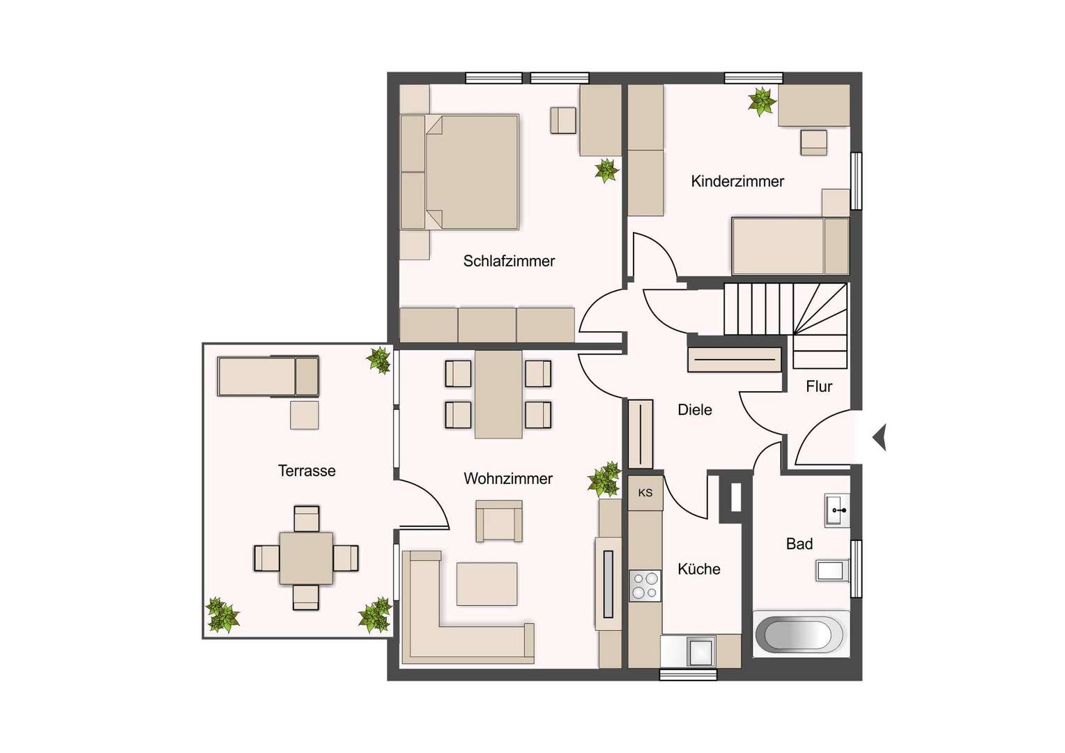 Grundriss Erdgeschoss