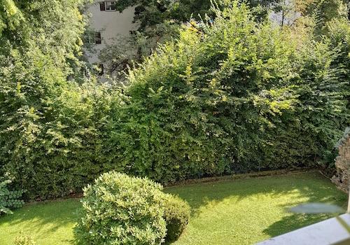 Blick vom Balkon