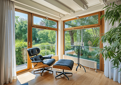 KI-Idee Blick in den Garten