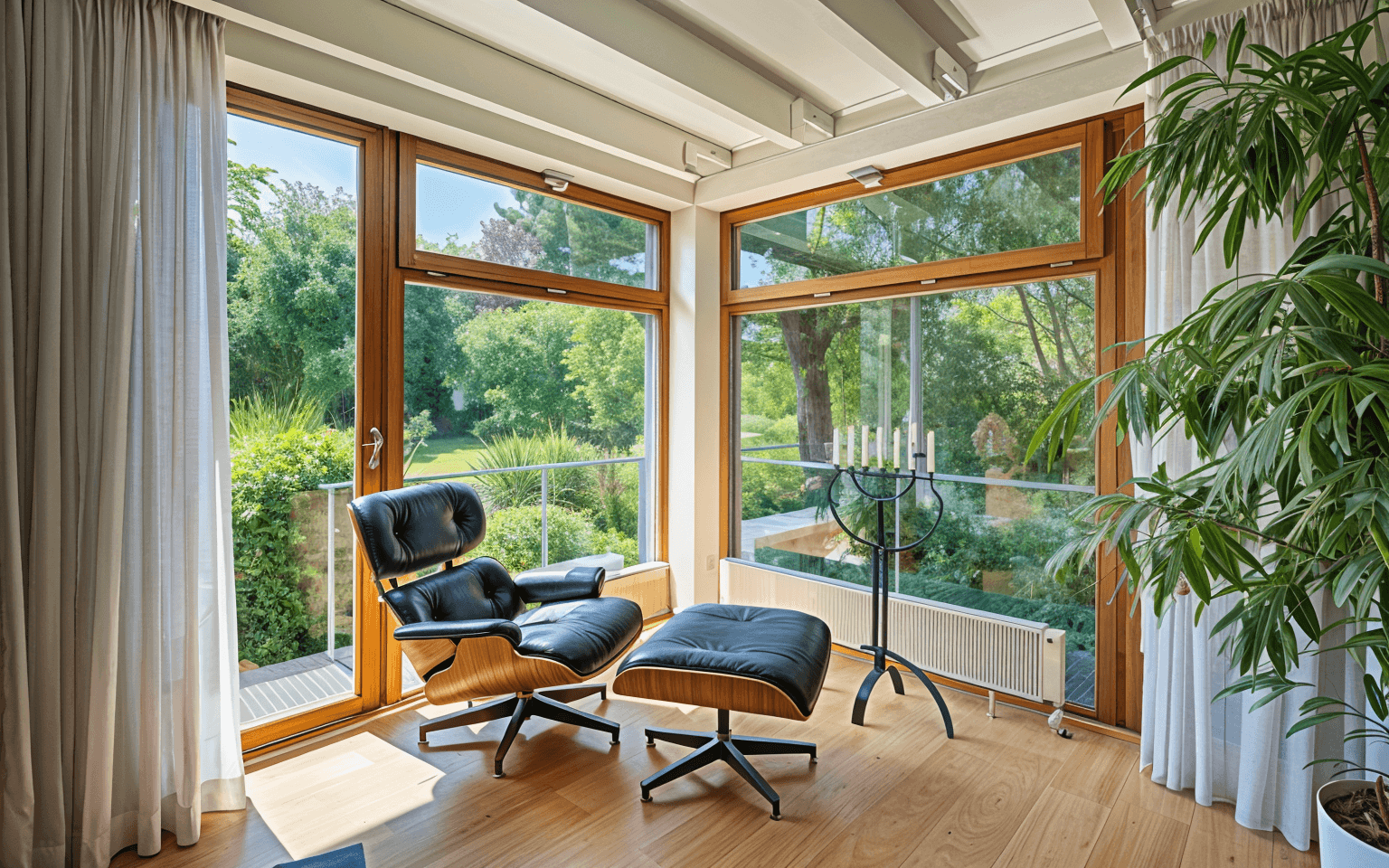 KI-Idee Blick in den Garten