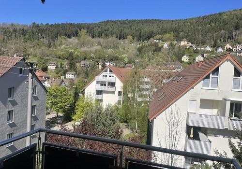 Ausblick Balkon
