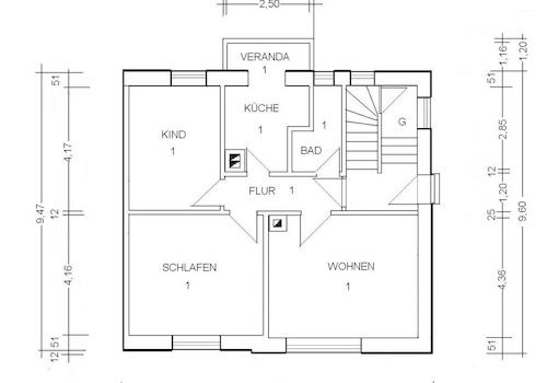 Grundriss Wohnung
