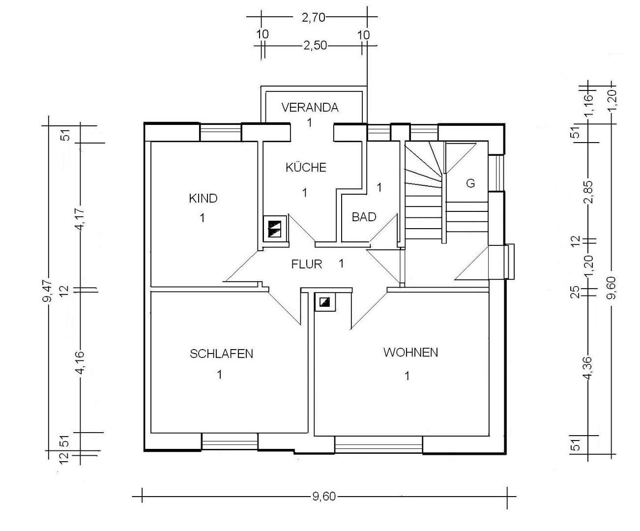 Grundriss Wohnung