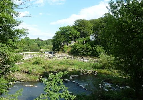 Umgebung: Wasserfall Schladern