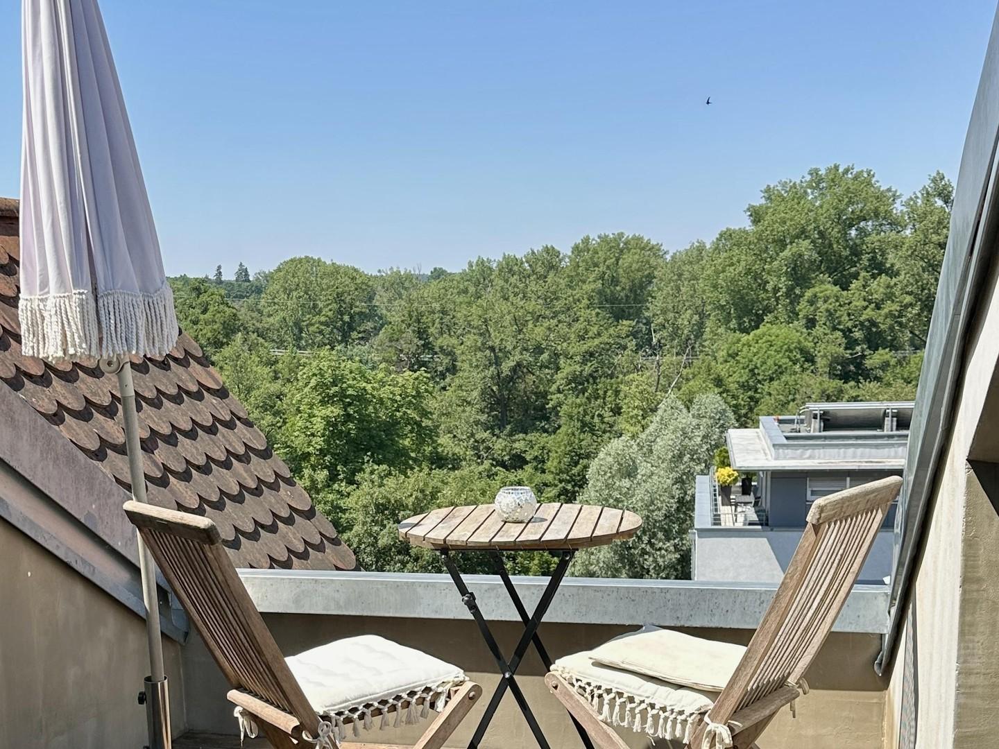Blick Dachterrasse