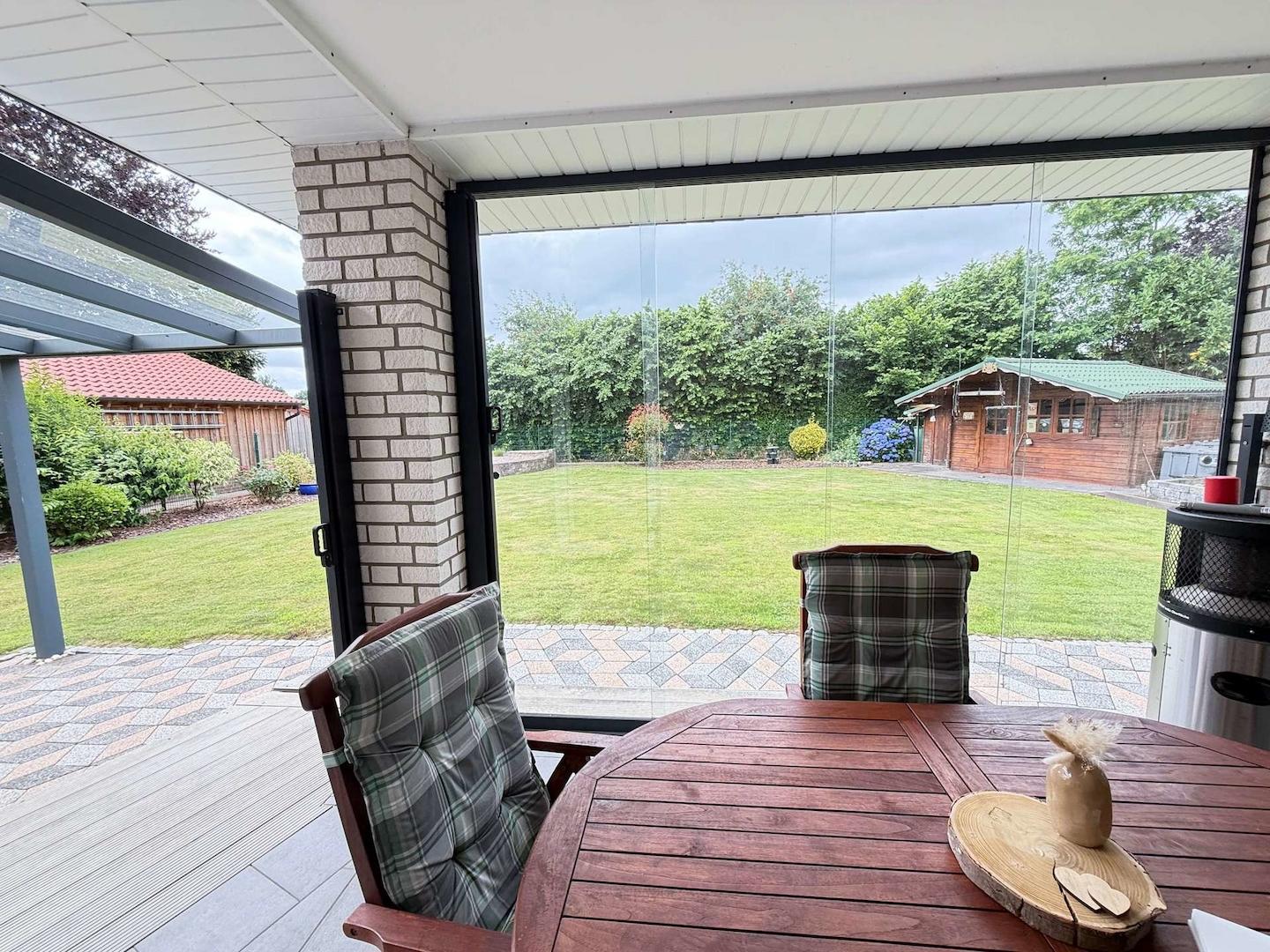 Überdachte Terrasse