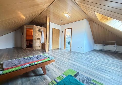 Schlafen u. Sauna