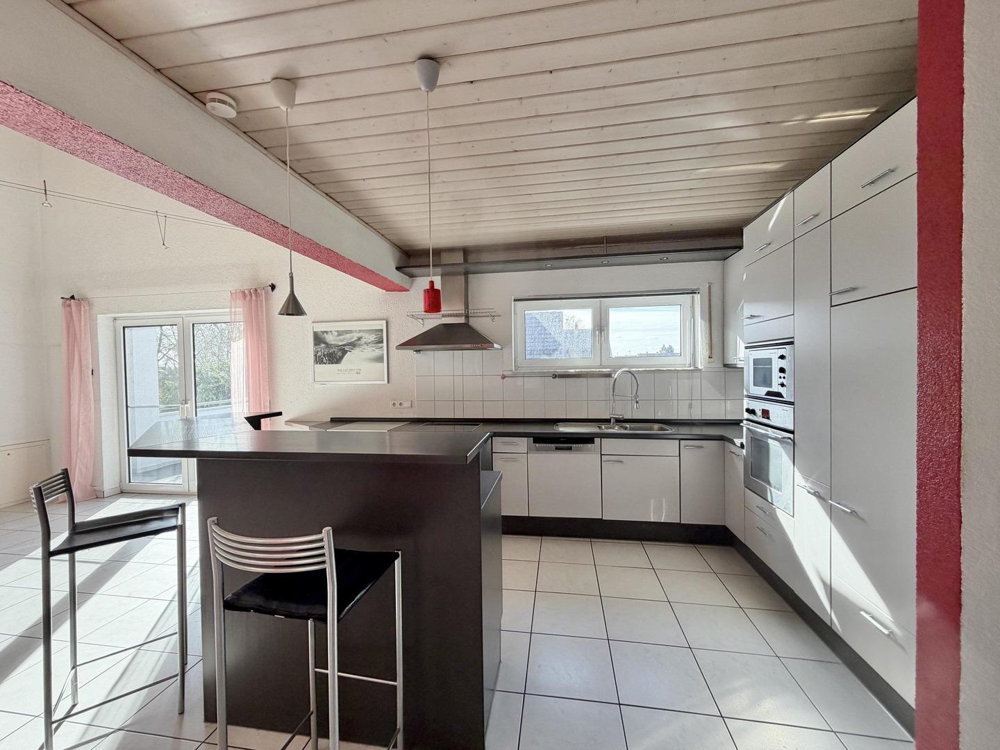 Offene Küche Obergeschosswohnung