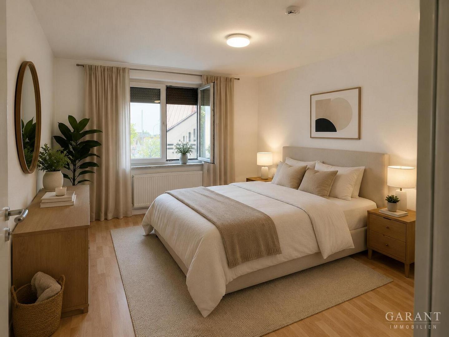visualieiertes Schlafzimmer