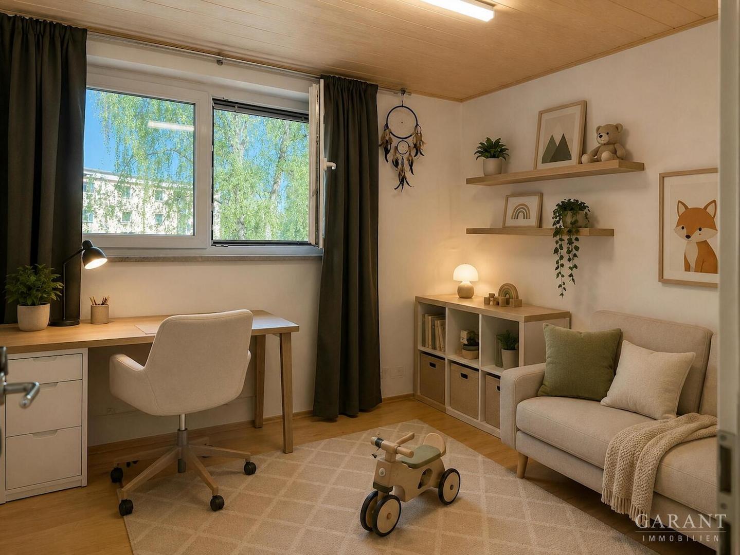 visualisiertes Kinderzimmer/Buero