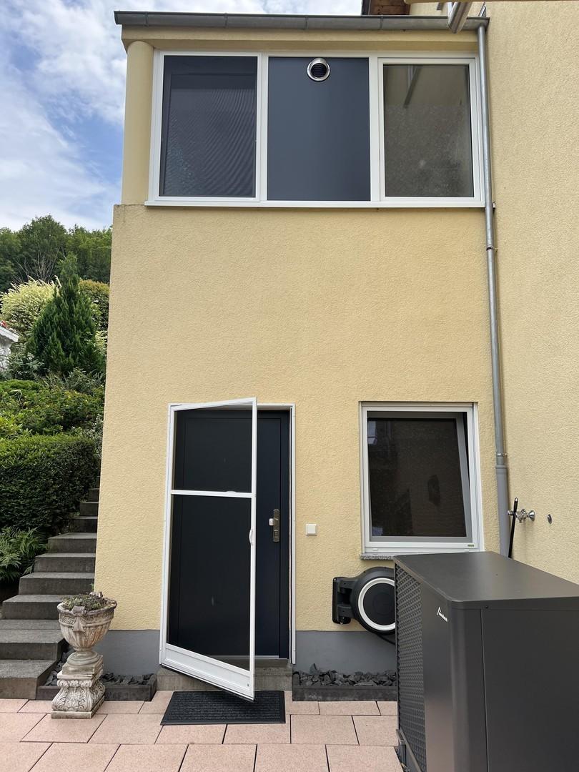 Blick auf Lagerraum/Garage
