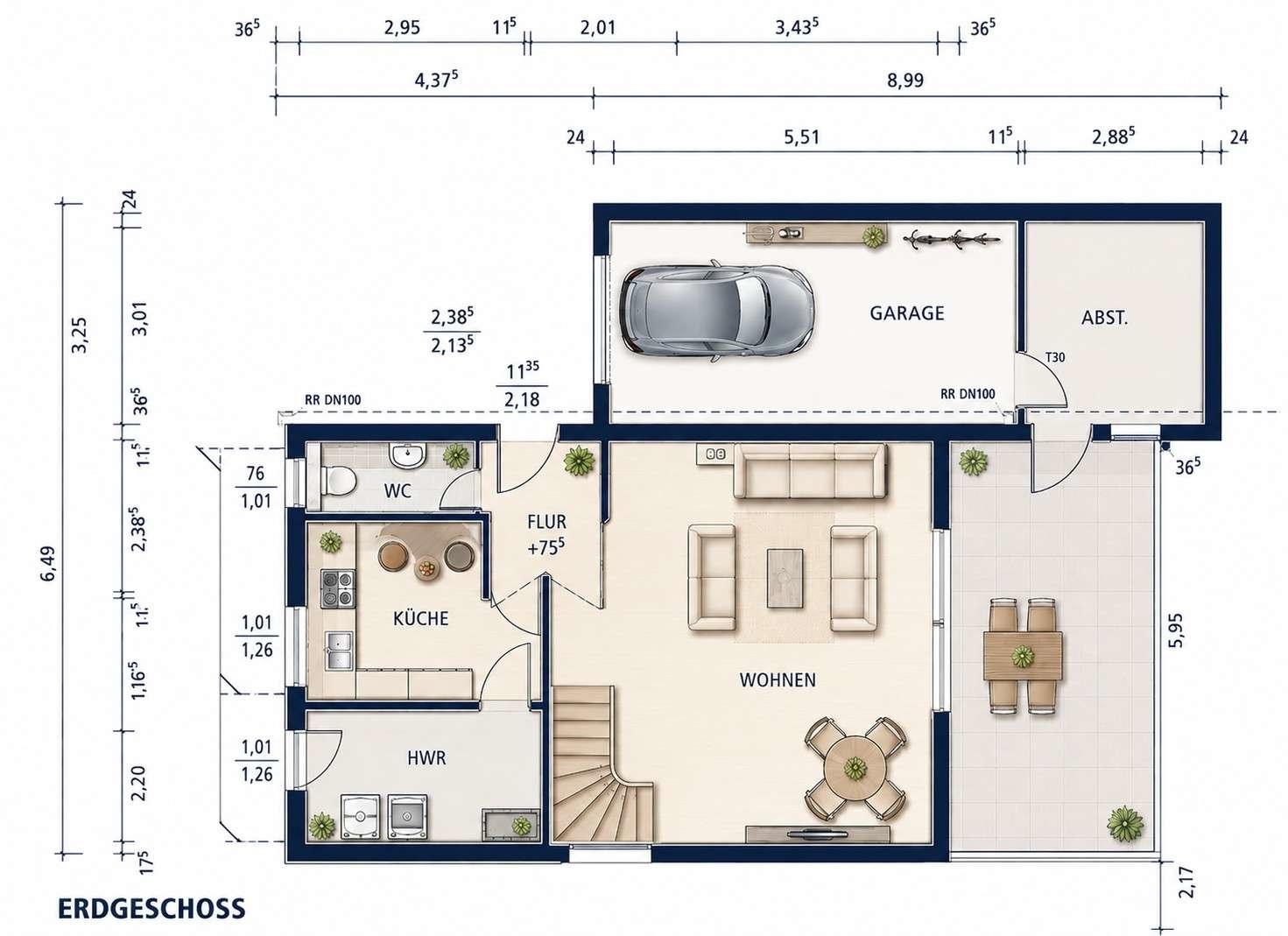Grundriss EG (Schematisch)