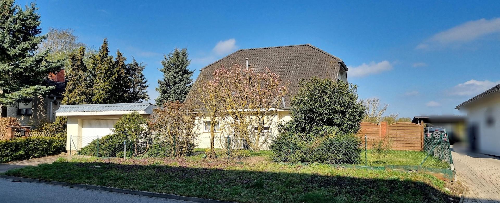Blick zum Haus