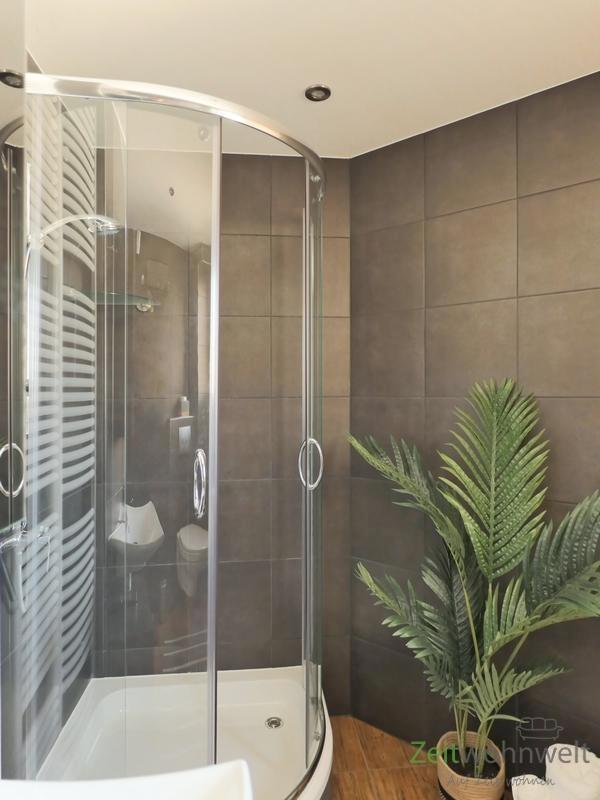 Dusche im Bad