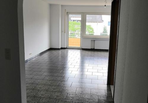 Wohnzimmer Blick aus Rundbogen