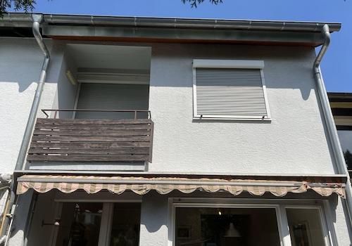 Balkon von außen