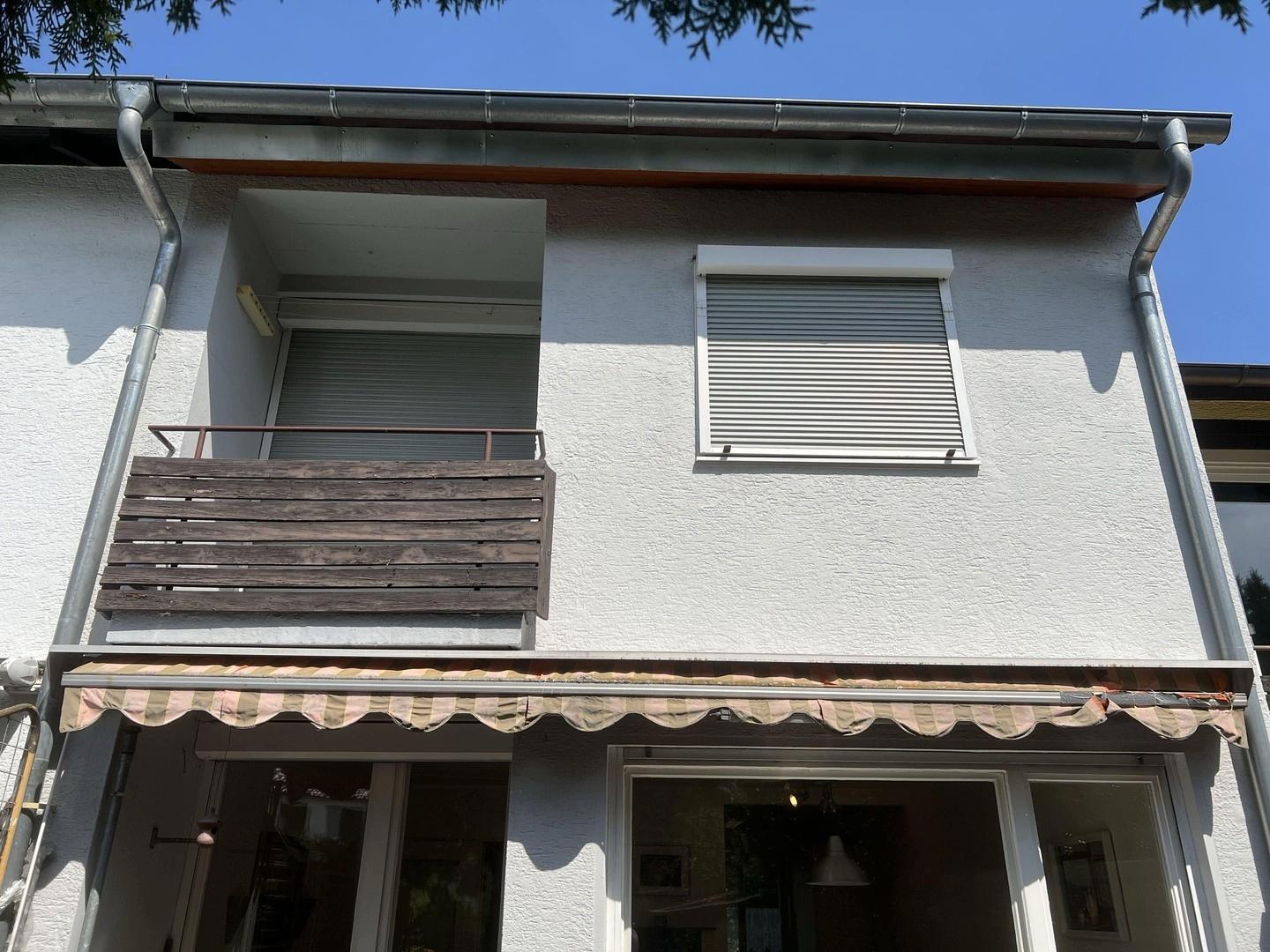 Balkon von außen