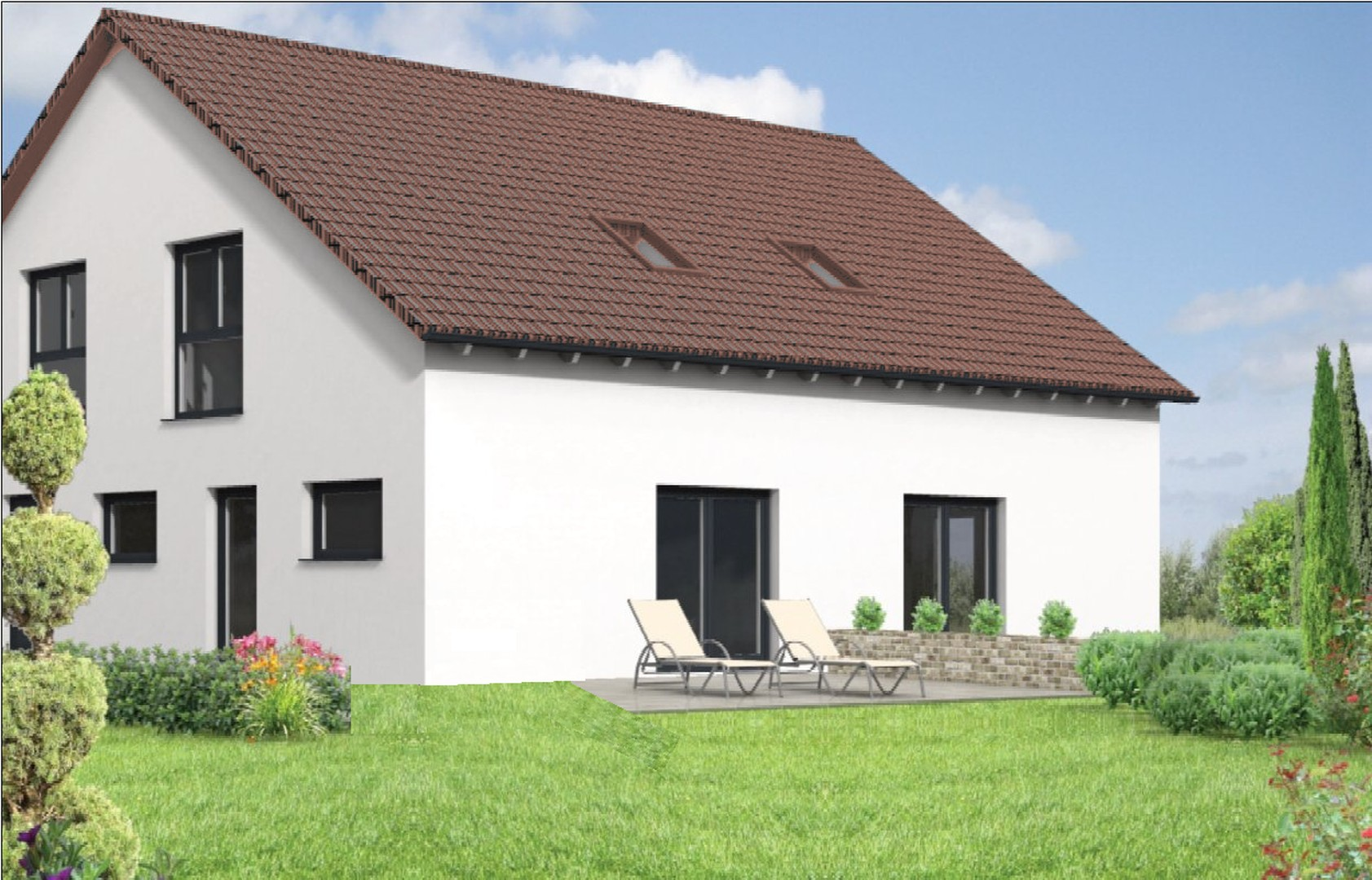 Haus hinten