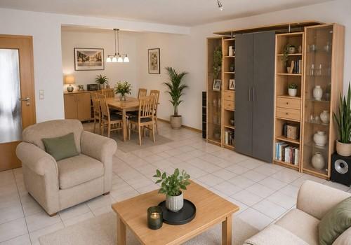 Wohnzimmer mit Essbereich