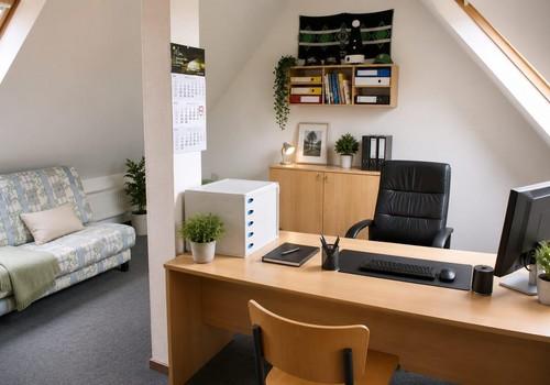 Arbeitszimmer im Dachgeschoss