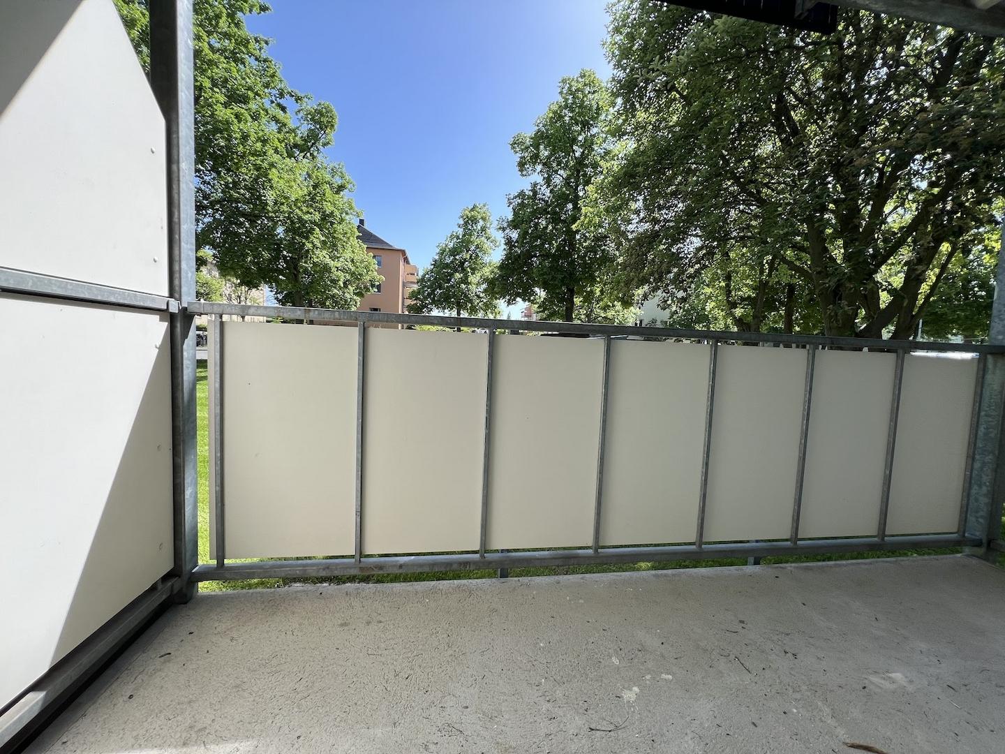 Balkon am Wohnzimmer
