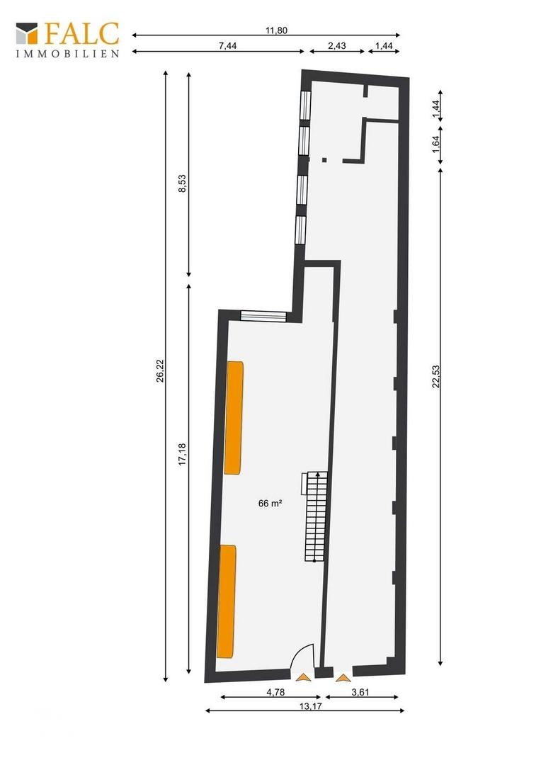 Grundriss EG Laden Mitte 