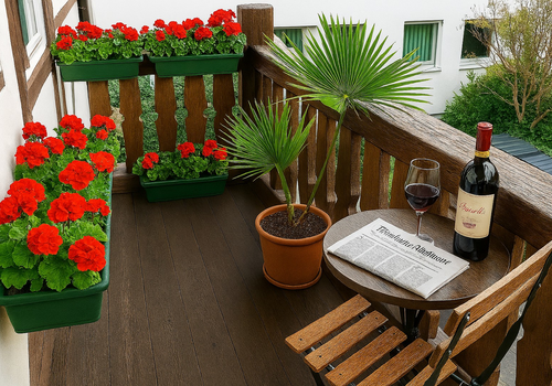 Balkon Rückseite