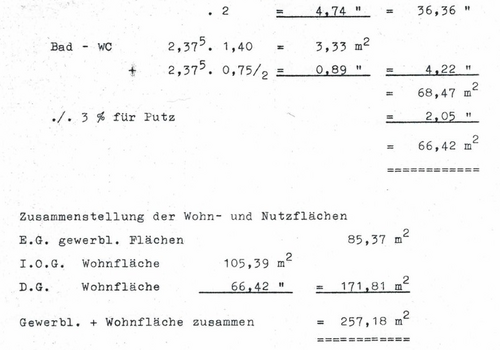 Raumberechnung