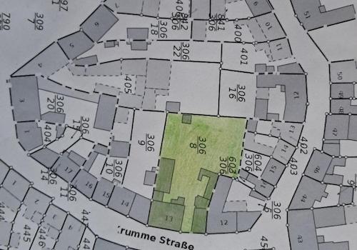 Lage im Stadtzentrum