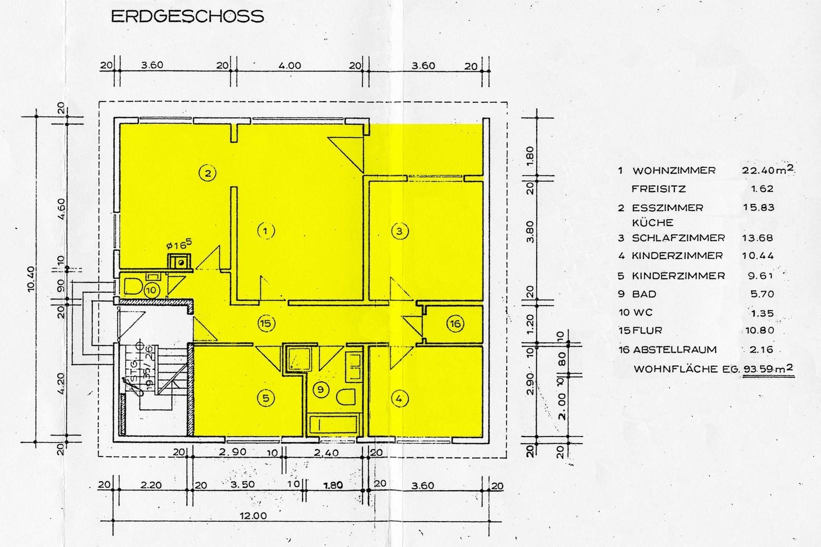 Grundriss Wohnung