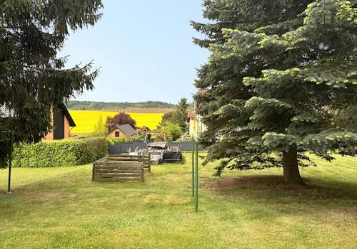 Blick vom Haus