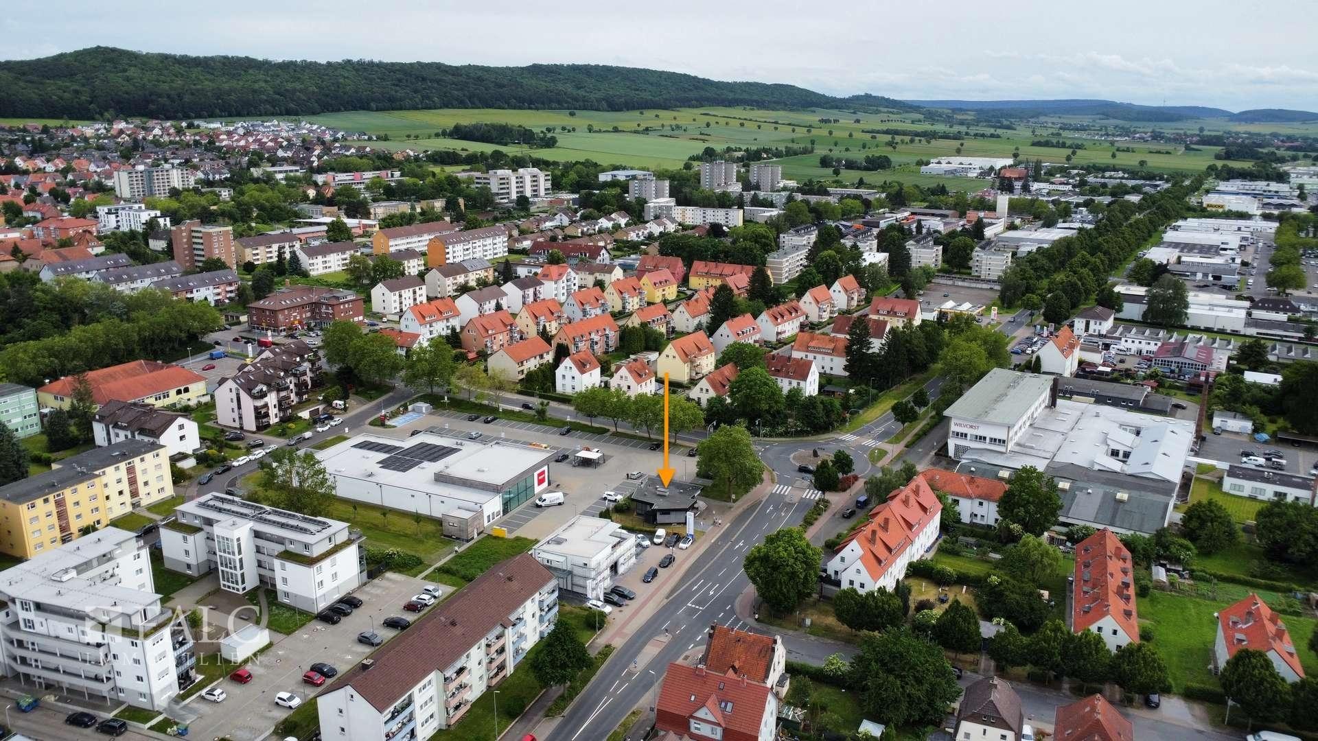 Luftaufnahme Stadtübersicht