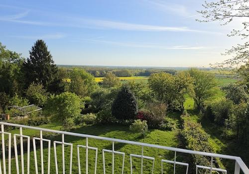Blick vom Balkon