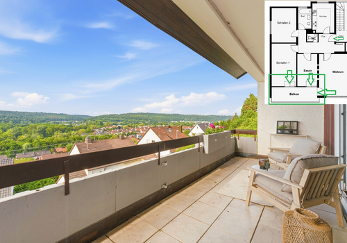 Großer Sonnenbalkon 