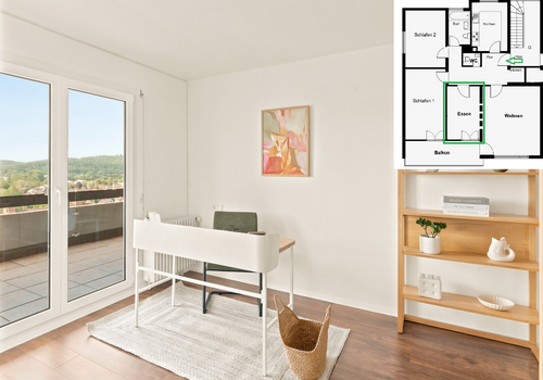Essbereich/Büro/4.Zimmer