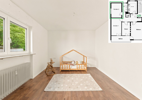 Ruhiges Kinderzimmer