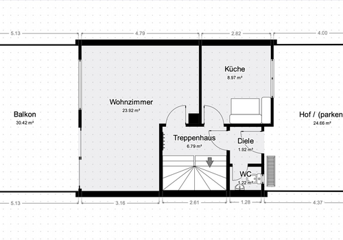 Grundriss Erdgeschoss