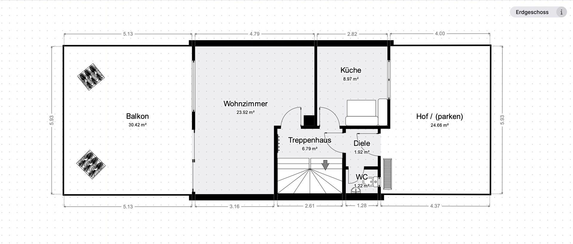 Grundriss Erdgeschoss