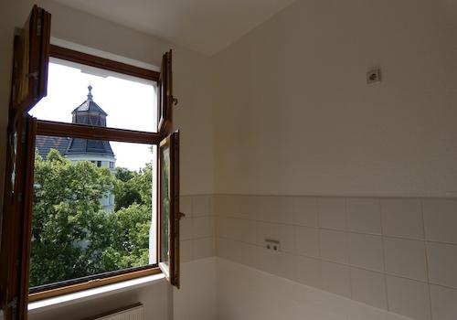 Blick aus dem Küchenfenster