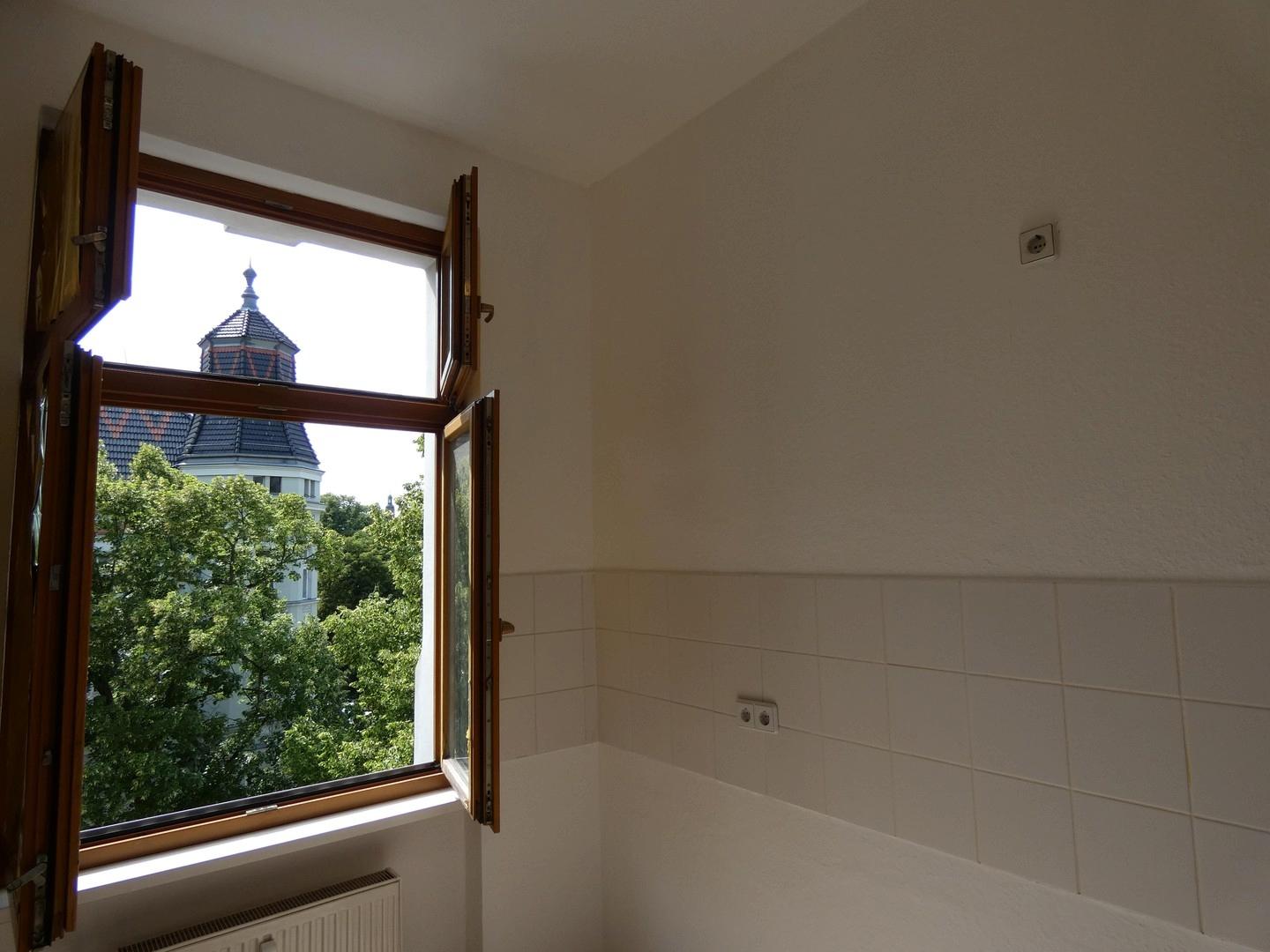 Blick aus dem Küchenfenster
